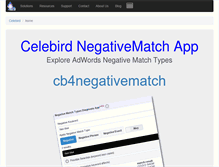 Tablet Screenshot of celebird.com